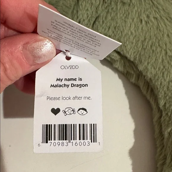 Jelly Cat Malachy Dragon NWT - Picture 2 of 3